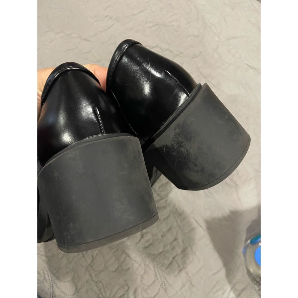 No Boundaries Women’s 8 Chunky Heel Penny Loafers - Picture 4 of 5